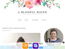 Tablet Screenshot of ablissfulhaven.com